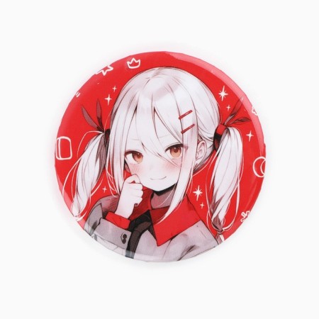 Supply icon "Sweet Blonde Anime", D = 56 mm-1