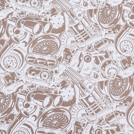 Package paper, glossy "style", bilateral, 50 x 70 cm-5