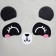 Chopper for a girl with dopics "Panda", 32x23cm