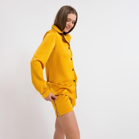 Female set (shirt, shorts) minku: Light touch color gold, size 52-3