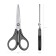 Scissors Erichkrause Megapolis, 16.5 cm, gray-black