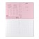 Notebook 24 sheets in the Erichkrause Coverprio Pastel Classic Cage, Plastic Cover, Offset block, 100%whiteness, Pink