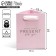 Gift package for flowers is triangular, packaging "Gift" 12 x 8.3 x 9.6 cm
