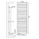 Bimetallic radiator Royal Thermo Pianoforte Tower 300 /Noir Sable, 22 sections, black