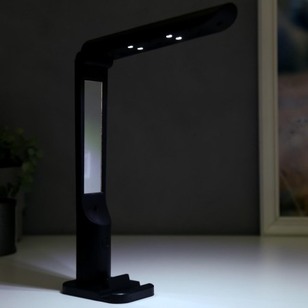 Table sensory lamp 1522/1BK 10XLED 5W AKB USB 3 Black mode 6.5x9x25.5 cm Risalux 5378668-3