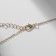 Cool "lovely" rose, colored red-white in gold, 40 cm