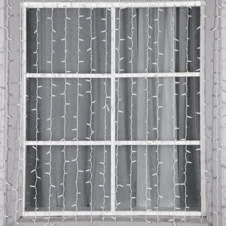 Garland "Curtain" 2 × 3 m, IP65, UMS, white thread, 760 LED, white glow, 220 V-1