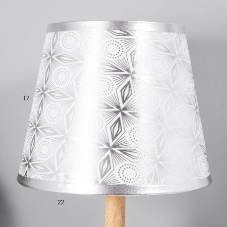 Table lamp Aleessia 1x60W E27 silver 21x21x33.5 cm Risalux-4