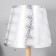 Table lamp Aleessia 1x60W E27 silver 21x21x33.5 cm Risalux
