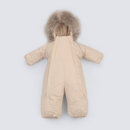 Combineson Children's Winter Kinderlitto "Lapland-1", height 74-80 cm, beige color-2