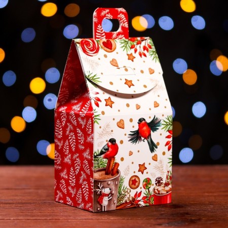Gift box "Bullfinch House", 9.1 x 7 x 15.7 cm-1