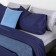 Essential CPB without a sheet, 2 joint ventures, size 200x220 cm, 50x70 cm - 2 pcs, color dark blue