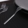 Disposable plastic fork for buffet, 10 cm, transparent color, 50 pcs/pcs