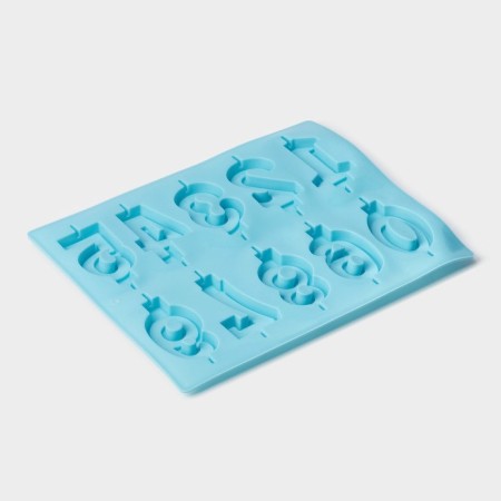 Baking uniform “Figures”, silicone, 26 × 21 cm, 10 cells (7 × 4 cm), color mix-3