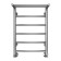 Water towel Terminus "Classic" P6, 400x600 mm, lower connection, chrome