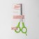 Filtering scissors with emphasis, blade 7 cm, light/silver color