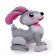 Foil ball 20 "Funny bunny, gray, under the air