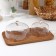 Serve dish with two lids, 34 × 20 × 12 cm, acacia