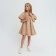 Платье для девочки KAFTAN "Cute", размер 30 (98-104), цвет бежевый