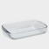 Rectangular baking form, 3.85 liters, with a lid