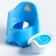 Pot children's anti -slip "comfort" with a lid, a removable bowl, blue color