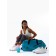 Road bag, textura, large size, turquoise color