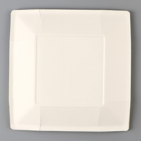 Disposable plate square paper Happy Birthday, 21 cm 1-3