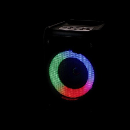 Portable column Perfeo Disco Ring 4, 10 W, BT 5.0, AUX, FM, MP3, Microsd, USB, Black-4