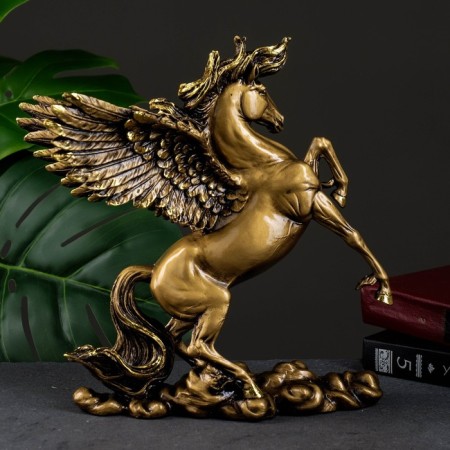 Figure "Pegasus" dark gold, 25x17x28cm-2