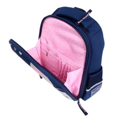 Frame backpack 36 x 28 x 17 cm, + pencil case, Bruno VisConti "Ushastik"-10
