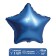 Foil ball 18 "Star blue", satin