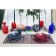Board ceramic dining shade "Vanilla", d = 27 cm, burgundy color