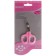 Delight Rose Coogers for cats, small, straight, pink