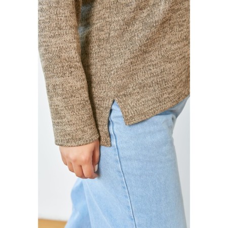 Female jumper, size 60, brown color-4