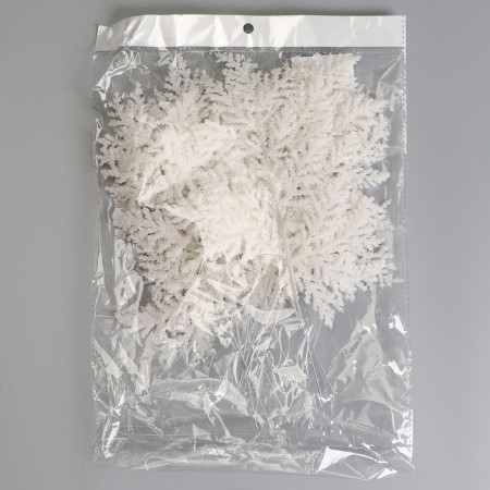 Decorative twig "amazement" in white, 0.3 × 12 × 28 cm-4