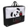 Folder for drawings and drawings A3, 470 x 350 x 75 mm, with handles, textile, PMD 3-20-4 Panda (pens-shi) 69648
