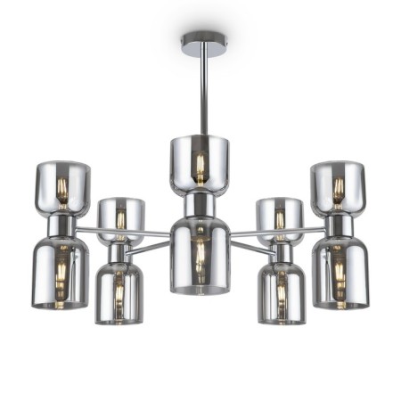 Suspended lamp Freya Fr5203PL-10CH1 SAVIA, 700x700x510 mm, E27, 10x60W, chromium color