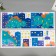 Sticker Plastic Interior color "Dinosauries in the city" set 2 sheets 30x90 cm