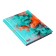 Notebook, A6, 64 sheets, in a cage/ruler, "delicate flair", a solid cover, matte lamination, an offset block 60g/m2