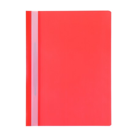 Folder - Calligrata Grounder, A4,160 microns, red, transparent top-1