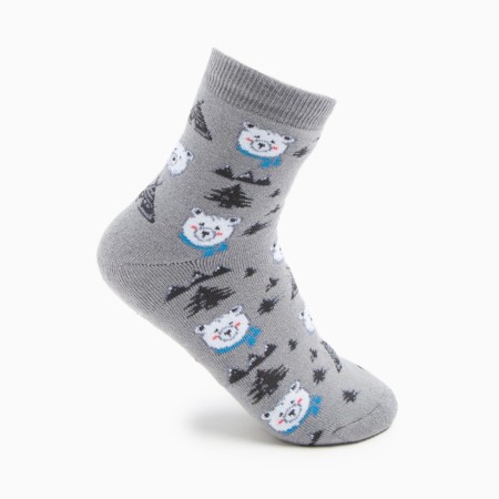 Women's socks, gray color, size 23-25