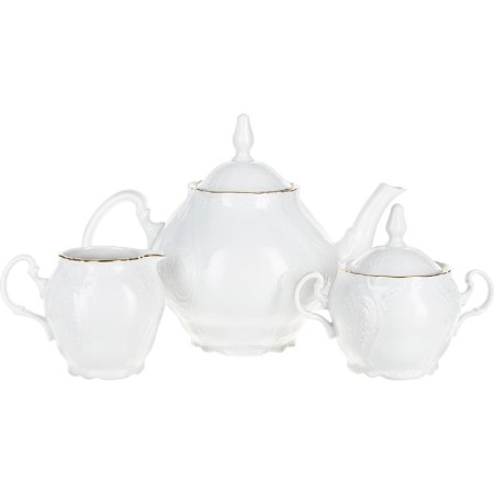 Tea Service 6/9 Bernadotte, Decor "Gold Gold", 15 items-1