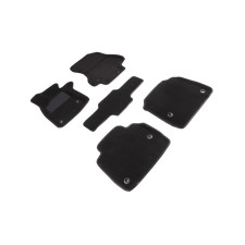 3D mats for Lexus LS500 V, 4WD, 2017-n, black, set