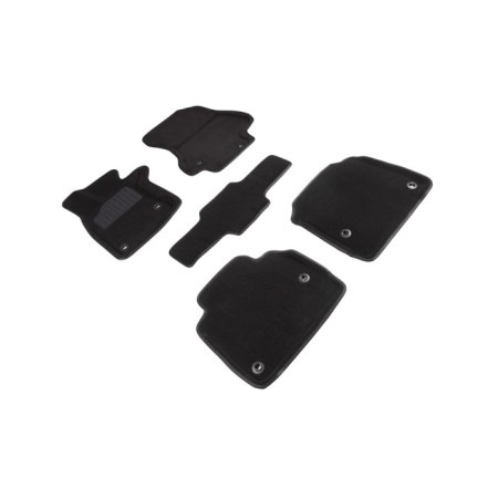 3D mats for Lexus LS500 V, 4WD, 2017-n, black, set