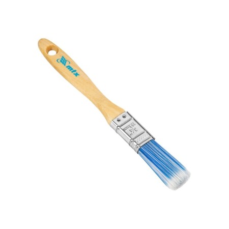 Brush flat MTX 83068, artificial bristles, wooden pen, 3/4 "