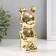 Souvenir ceramics "Mishka-cosmonaut" gold 8x6x18 cm