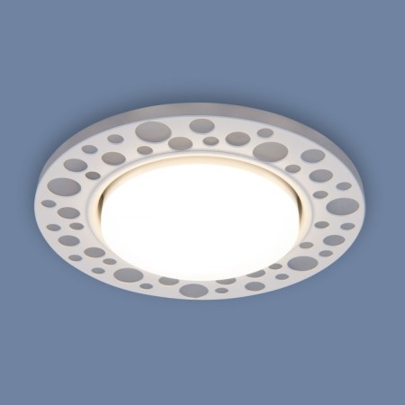 Lamp is integrated with LED lighting Elektrostandard, Pupl, 125x125x40 mm, LED, 4200K, white color-3