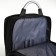 City backpack on a zipper, 2 pockets, with USB, black color