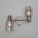 ANSA lamp, 2x40W E14, color black pearls