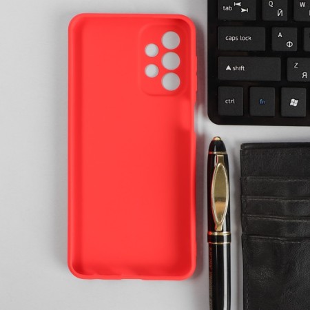 Pero cover, for Samsung A23, silicone, red-1